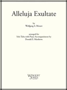 Alleluja Exultate K165 by Mozart Wolfgang Amadeus - Matthews Donald - for Tuba and Piano