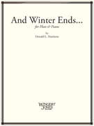 And Winter Ends... by Matthews Donald for Flute and Piano