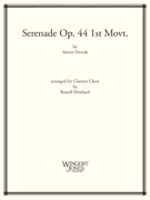 Serenade Opus 44 Mvt 1 by Dvorak Antonin - Howland Russell S - for Clarinet Choir