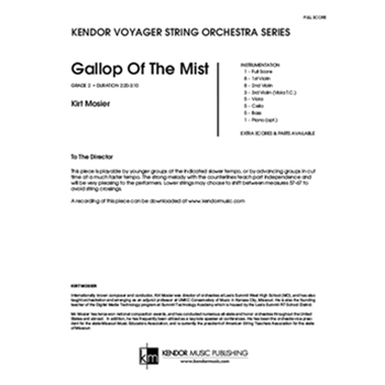 Gallop Of The Mist (Full Score)
