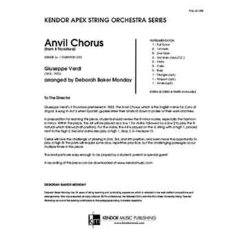 Anvil Chorus (from Il Trovatore) (Full Score) (from Il Trovatore)