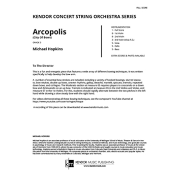 Arcopolis (City Of Bows) (Full Score) (City Of Bows)