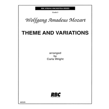 Theme And Variations Orchestra (Score)