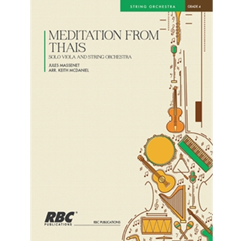 Meditation From Thais Viola W/Orch (Score)