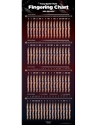 Flute Fingering Chart by Harris Tracy for Poster (9" x 22.5")