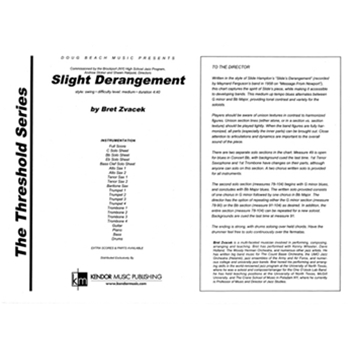 Slight Derangement (Full Score)