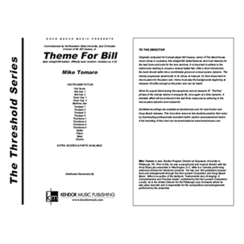 Theme For Bill (Full Score)