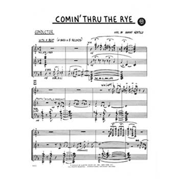 Comin' Through The Rye (Full Score)