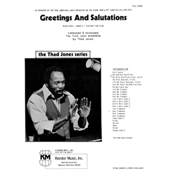 Greetings And Salutations (Full Score)