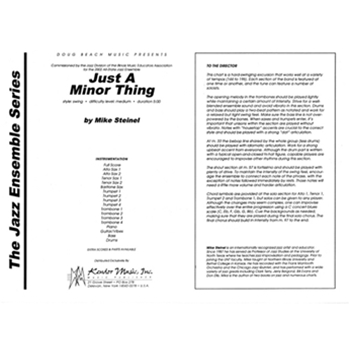 Just A Minor Thing (Full Score)