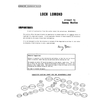 Loch Lomond (Full Score)