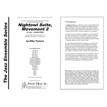 Nightowl Suite, Movement 2 (3 a.m. - Lonely City) (Full Score) (3 a.m. - Lonely City)
