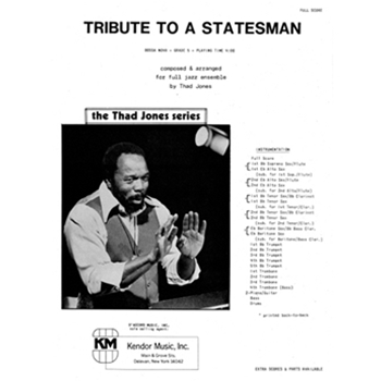 Tribute To A Statesman (Full Score)