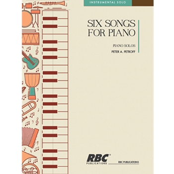 Six Songs For Piano Piano Solo Collection