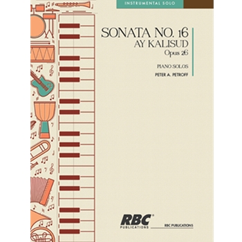 Sonata 16 Ay Kalisud Op 26 Piano Solo Collection Ay Kalisud