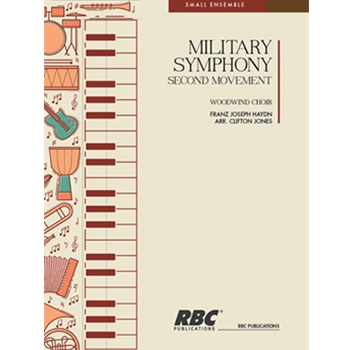Military Symphony 2nd Mvt - Score only by Haydn Joseph - Jones Clifton J - for Score Only