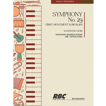 Symphony #29 Mvt #1 Woodwind Choir (Score)