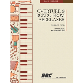 Overture and Rondo from Abdelazer by Purcell Henry - Jones Clifton J - for Clarinet Octet
