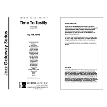 Time To Testify (Full Score)