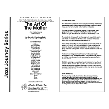 Art Of The Matter, The (Full Score)