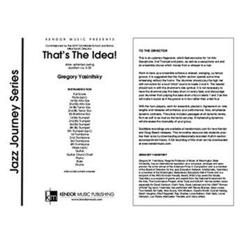 That's The Idea! (Full Score)