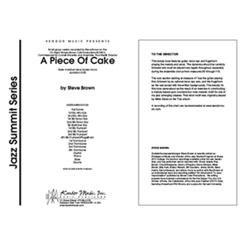 Piece Of Cake, A (Full Score)