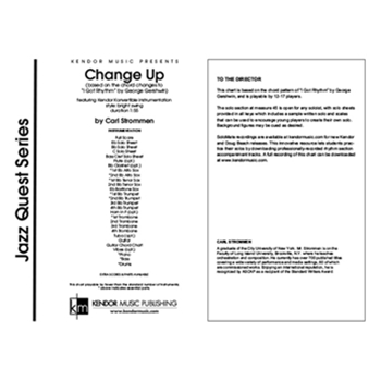 Change Up (based on the chord changes to 'I Got Rhythm' by George Gershwin) (Full Score) (based on the chord changes to 'I Got Rhythm' by George Gershwin)