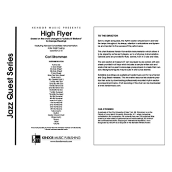 High Flyer (based on the chord changes to 'Lullaby Of Birdland' by George Shearing) (Full Score) (based on the chord changes to 'Lullaby Of Birdland' by George Shearing)