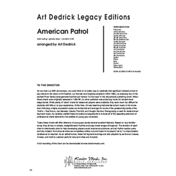 American Patrol (Full Score)