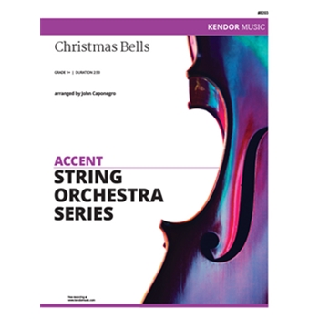 Christmas Bells by - Caponegro John - for String Orchestra