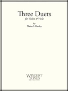 Three Duets for Violin and Viola by Hartley Walter for Str Duet