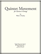 Quintet Movement for Clarinet and Strings by Hartley Walter for Clarinet