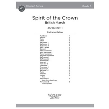 Spirit of the Crown (Score) March