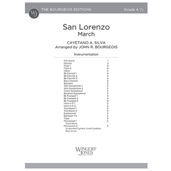 San Lorenzo (Score) March