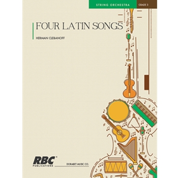 Four Latin Songs (Score) Ay Ay Ay, Cielito Lindo, La Golondrina, La Paloma