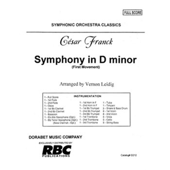 Symphony In D Minor Mvt 1(Score)