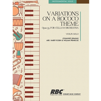 Variations On A Rococo Theme Viola
