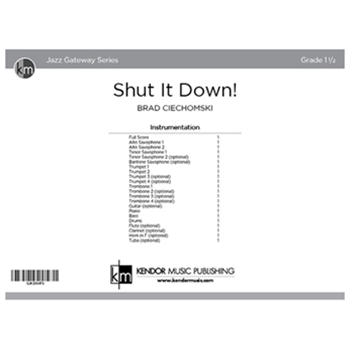 Shut It Down! (Score)