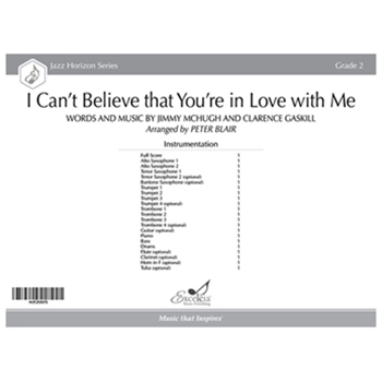 I Can't Believe that You're in Love with Me (Score)
