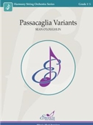 Passacaglia Variants by O'Loughlin Sean for Full Score
