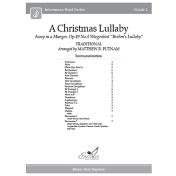 A Christmas Lullaby (Score) Away in a Manger, Op.49 No.4 Wiegenlied "Brahm's Lullaby"