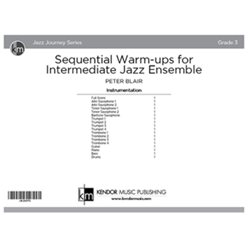 Sequential Warm-ups for Intermediate Jazz Ensemble (Score)