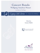 Concert Rondo by Mozart Wolfgang Amadeus - Clark Larry - for French Horn and Piano