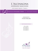 L'Alcenagina for Clarinet Quartet by Banchieri Adriano - Arcari Tyler - for Bb Clarinet Quartet