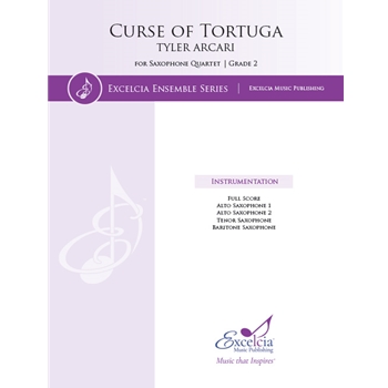 Curse of Tortuga by Arcari Tyler for Sax Quartet