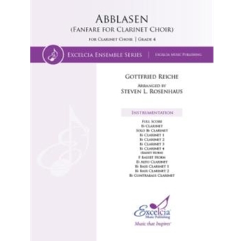 Abblessen For Clarinet Choir