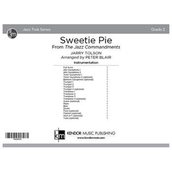 Sweetie Pie (Score) From The Jazz Commandments
