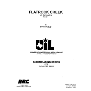 Flatrock Creek (2017) by Alsup for Full Score