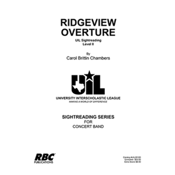 Ridgeview Overture (2020) by Chambers for Full Score