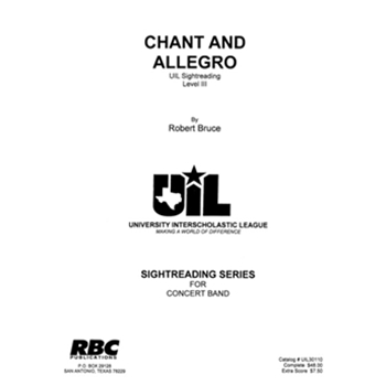 Chant & Allegro (2010) by Bruce Robert for Full Score
